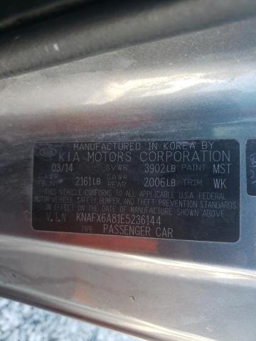 Photo 10 from auction – 2014 KIA FORTE EX with VIN KNAFX6A81E5236144