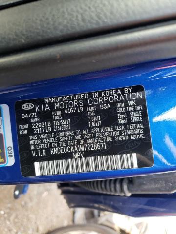 Photo 10 from auction – 2021 KIA SELTOS S with VIN KNDEUCAA1M7228671