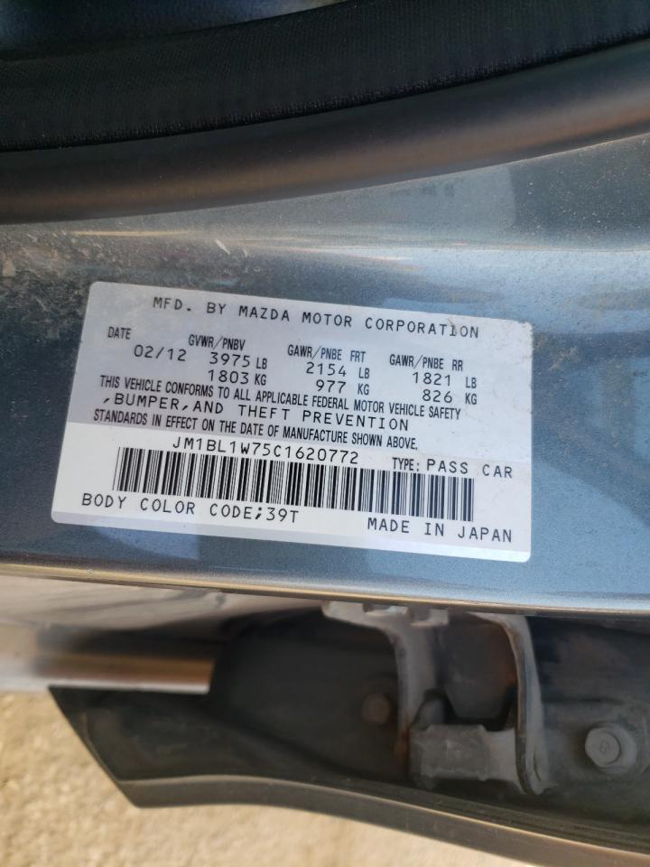 Photo 10 from auction – 2012 MAZDA 3 I with VIN JM1BL1W75C1620772