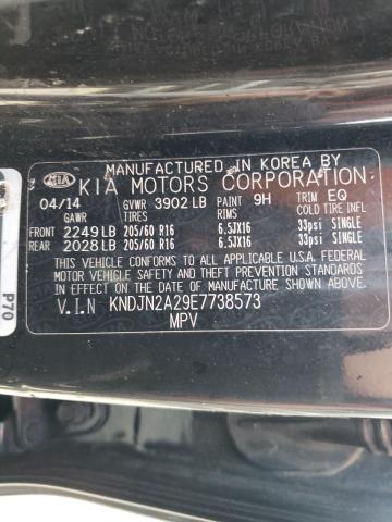 Photo 10 from auction – 2014 KIA SOUL with VIN KNDJN2A29E7738573