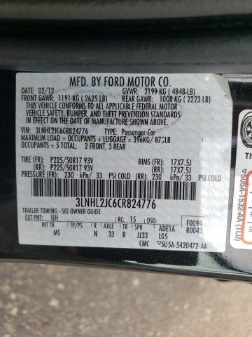 Photo 10 from auction – 2012 LINCOLN MKZ with VIN 3LNHL2JC6CR824776
