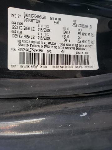 Photo 10 from auction – 2007 DODGE GRAND CARA with VIN 2D4GP44L67R264350
