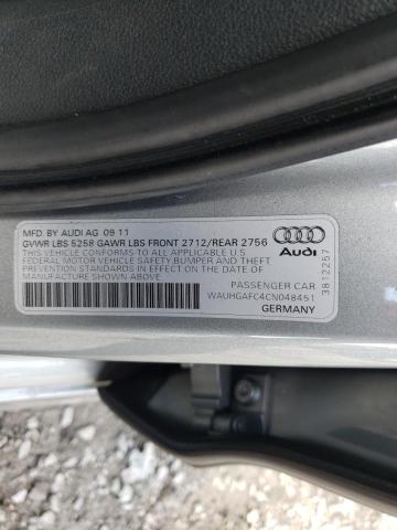 Photo 10 from auction – 2012 AUDI A6 PRESTIG with VIN WAUHGAFC4CN048451