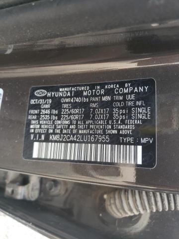 Photo 10 from auction – 2020 HYUNDAI TUCSON SE with VIN KM8J2CA42LU167955