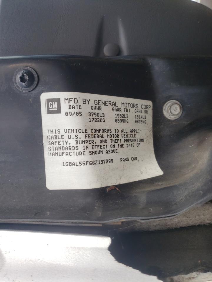 Photo 10 from auction – 2006 SATURN ION LEVEL with VIN 1G8AL55F66Z137299