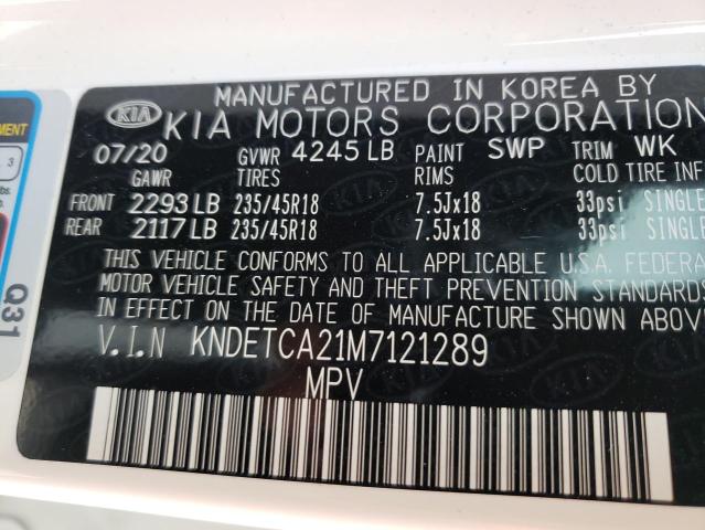 Photo 10 from auction – 2021 KIA SELTOS SX with VIN KNDETCA21M7121289