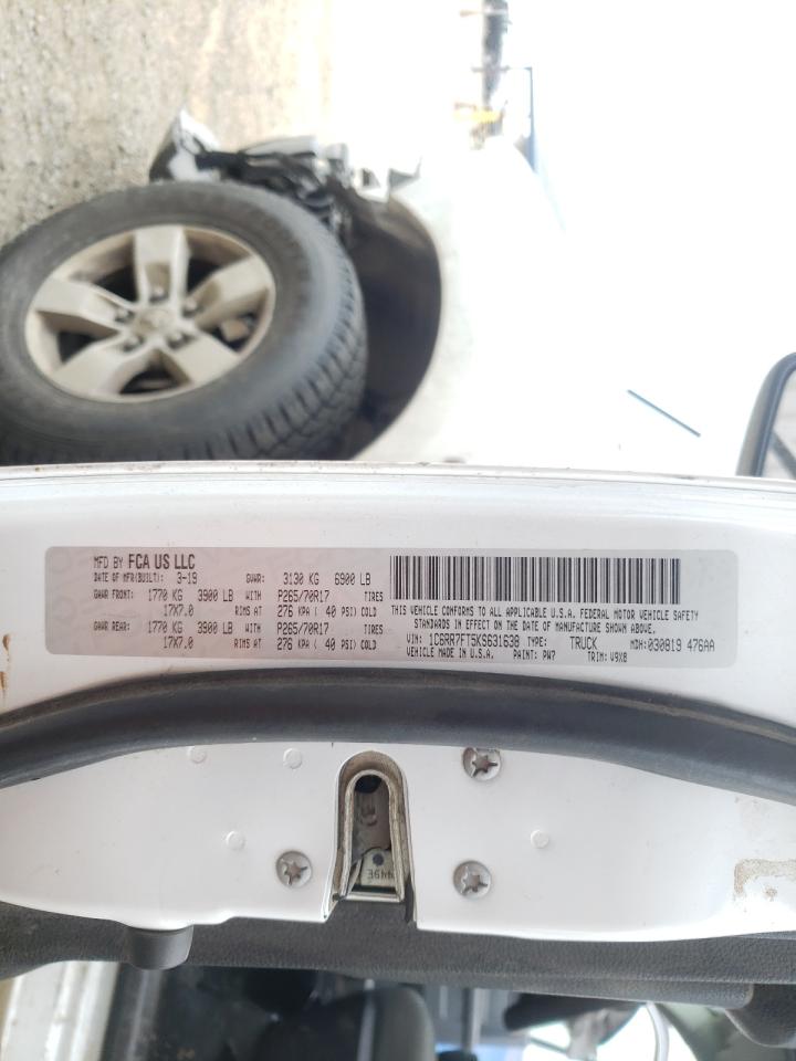 Photo 20 from auction – 2019 RAM 1500 CLASS with VIN 1C6RR7FT5KS631638