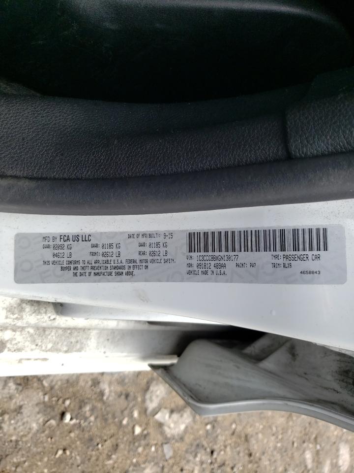 Photo 10 from auction – 2016 CHRYSLER 200 S with VIN 1C3CCCBBXGN130177
