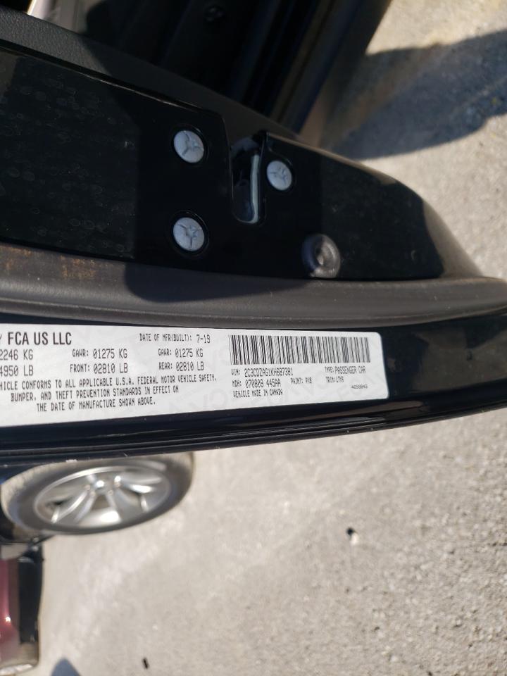 Photo 10 from auction – 2019 DODGE CHALLENGER with VIN 2C3CDZAG1KH687381