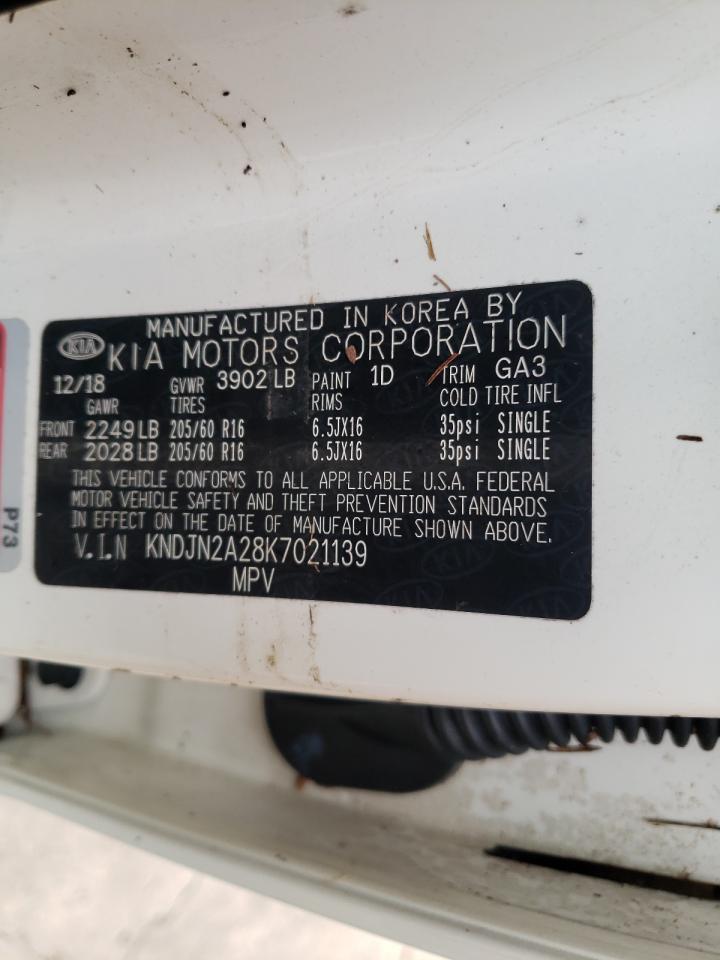 Photo 10 from auction – 2019 KIA SOUL with VIN KNDJN2A28K7021139