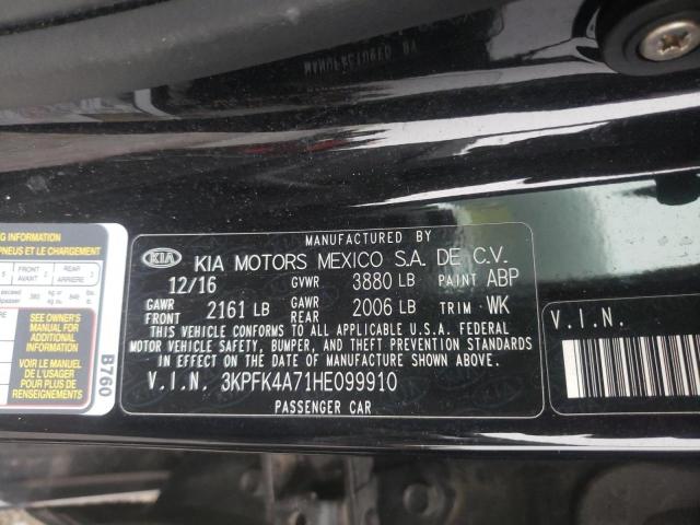 Photo 10 from auction – 2017 KIA FORTE LX with VIN 3KPFK4A71HE099910