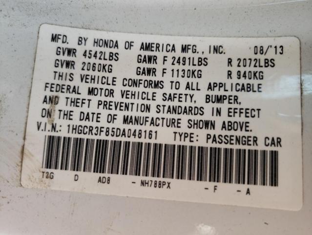 Photo 10 from auction – 2013 HONDA ACCORD EXL with VIN 1HGCR3F85DA048161