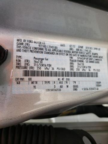 Photo 10 from auction – 2015 FORD FOCUS SE with VIN 1FADP3F28FL346933