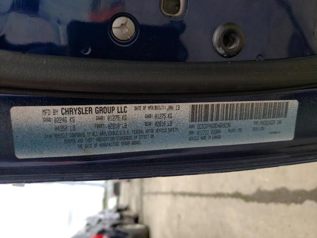 Photo 10 from auction – 2013 DODGE CHALLENGER with VIN 2C3CDYAG9DH609296
