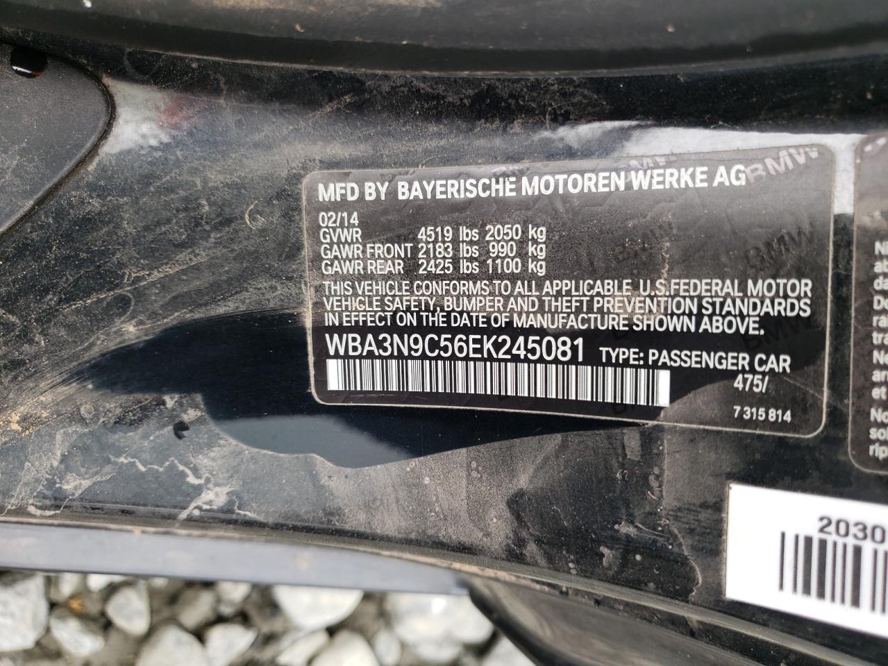 Photo 10 from auction – 2014 BMW 428 XI with VIN WBA3N9C56EK245081