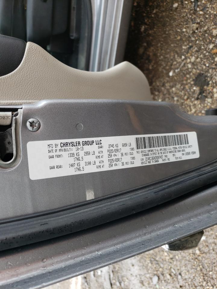Photo 10 from auction – 2014 CHRYSLER TOWN & COU with VIN 2C4RC1BGXER207457