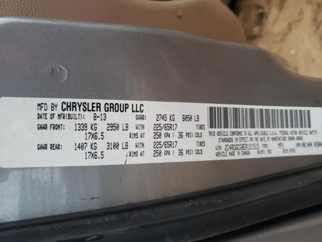 Photo 10 from auction – 2014 DODGE GRAND CARA with VIN 2C4RDGCG8ER121515