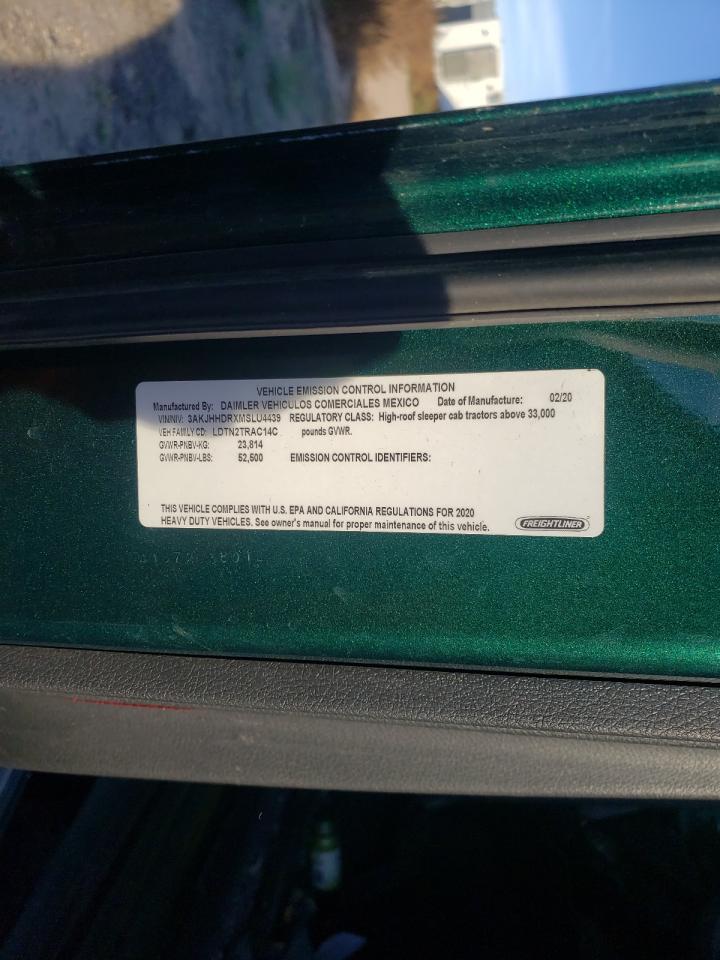 Photo 10 from auction – 2021 FREIGHTLINER CASCADIA 1 with VIN 3AKJHHDRXMSLU4439