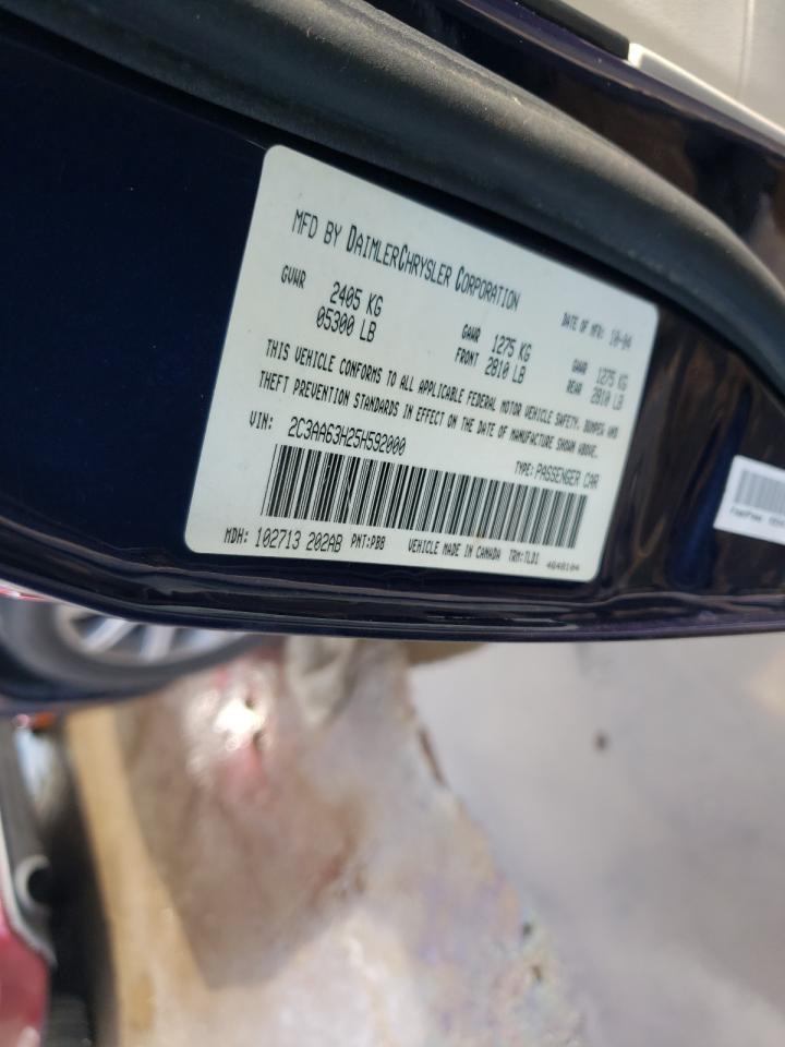 Photo 10 from auction – 2005 CHRYSLER 300C with VIN 2C3AA63H25H592000