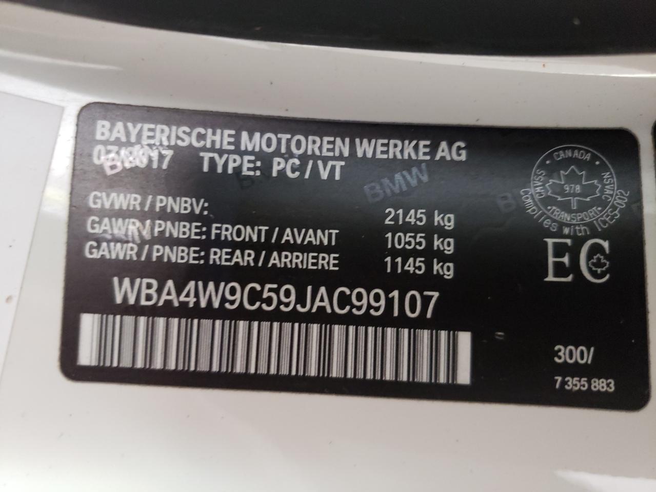 Photo 10 from auction – 2018 BMW 440XI with VIN WBA4W9C59JAC99107