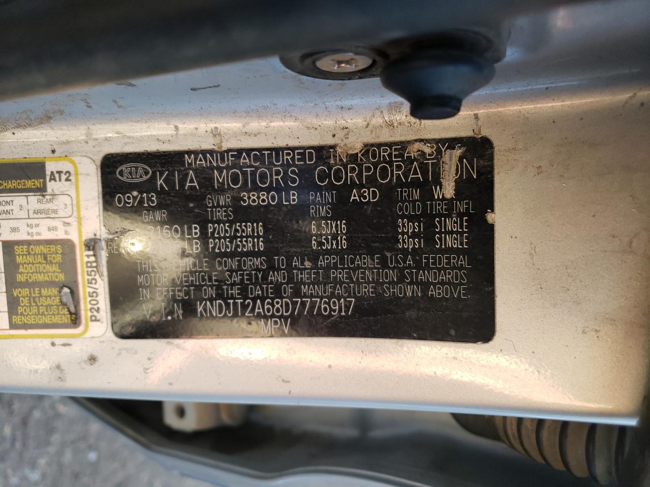 Photo 10 from auction – 2013 KIA SOUL + with VIN KNDJT2A68D7776917