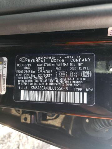 Photo 10 from auction – 2020 HYUNDAI TUCSON LIM with VIN KM8J3CA43LU155066