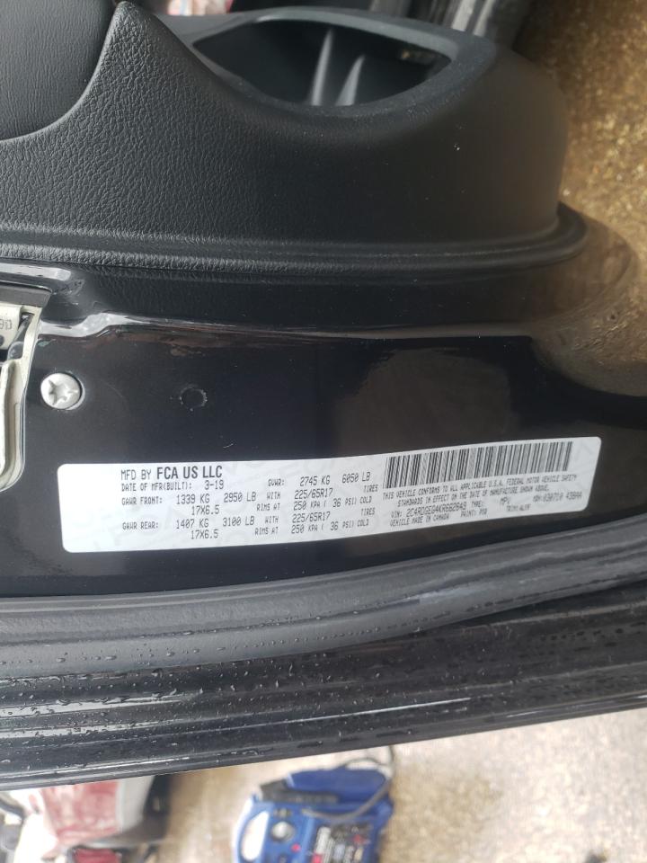 Photo 10 from auction – 2019 DODGE GRAND CARA with VIN 2C4RDGEG4KR662649