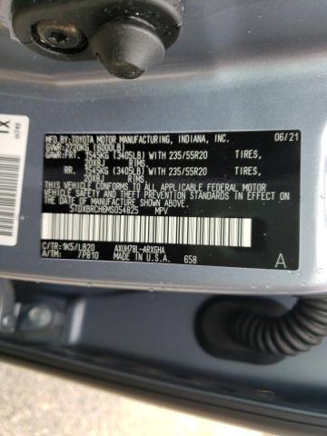 Photo 10 from auction – 2021 TOYOTA HIGHLANDER with VIN 5TDXBRCH6MS054825