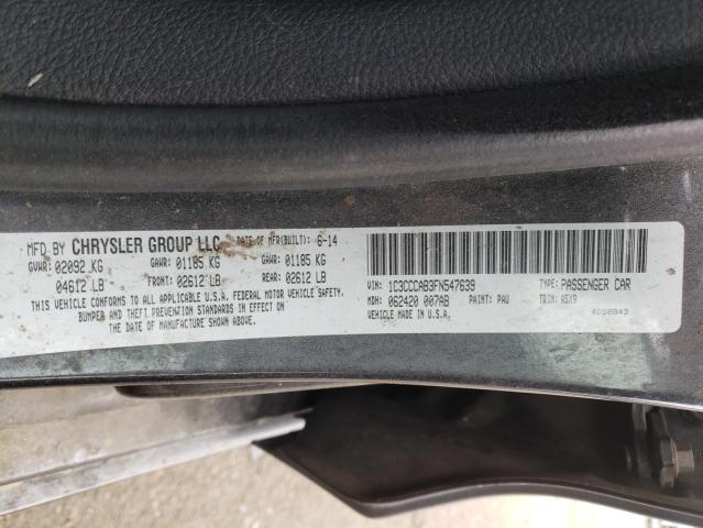 Photo 10 from auction – 2015 CHRYSLER 200 LIMITE with VIN 1C3CCCAB3FN547639