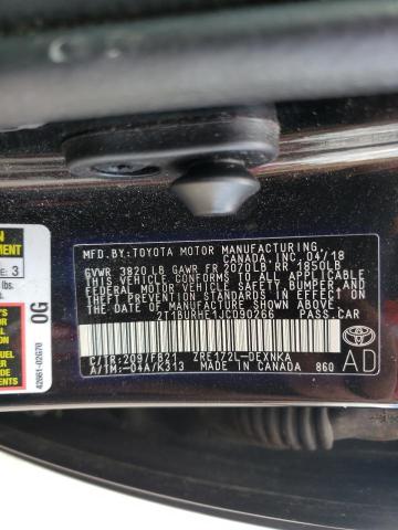 Photo 10 from auction – 2018 TOYOTA COROLLA L with VIN 2T1BURHE1JC090266