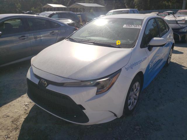 Photo 2 from auction – 2021 TOYOTA COROLLA LE with VIN JTDEPMAE0MJ172323