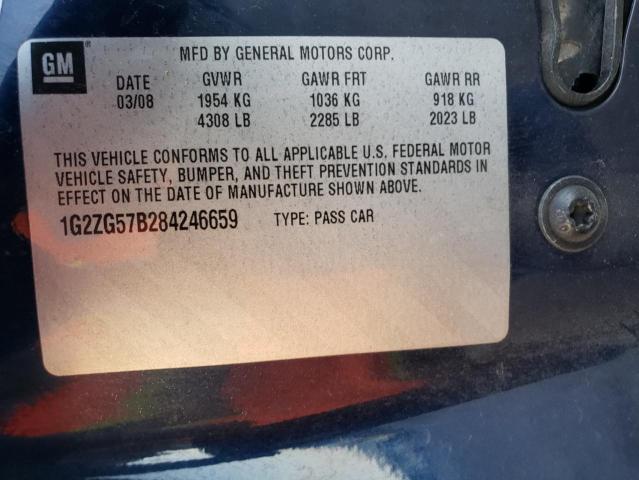 Photo 10 from auction – 2008 PONTIAC G6 BASE with VIN 1G2ZG57B284246659