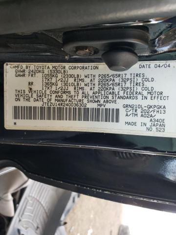 Photo 10 from auction – 2004 TOYOTA 4RUNNER SR with VIN JTEZU14R240036302