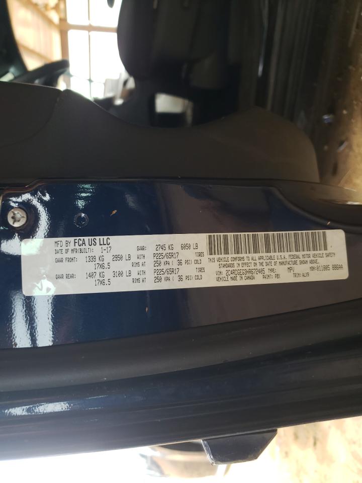 Zdjęcie 10 z aukcji – 2017 DODGE GRAND CARA z VIN 2C4RDGEG3HR672405