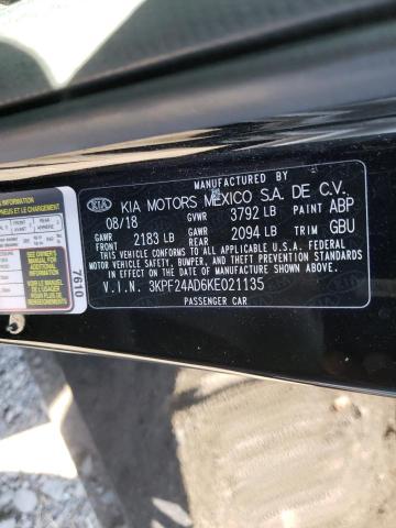 Photo 10 from auction – 2019 KIA FORTE FE with VIN 3KPF24AD6KE021135