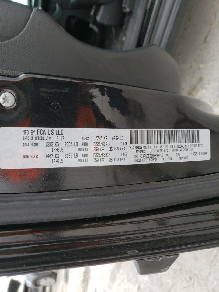 Photo 10 from auction – 2017 DODGE GRAND CARA with VIN 2C4RDGEG1HR698419