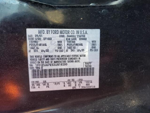 Photo 10 from auction – 2002 FORD EXPLORER S with VIN 1FMZU67E52UB18200