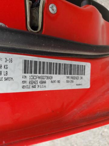 Photo 10 from auction – 2016 DODGE DART SE with VIN 1C3CDFAA3GD736420