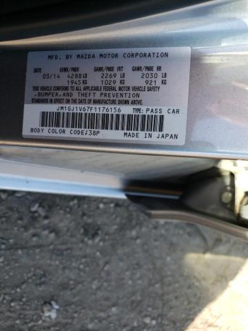 Photo 10 from auction – 2015 MAZDA 6 TOURING with VIN JM1GJ1V67F1176156