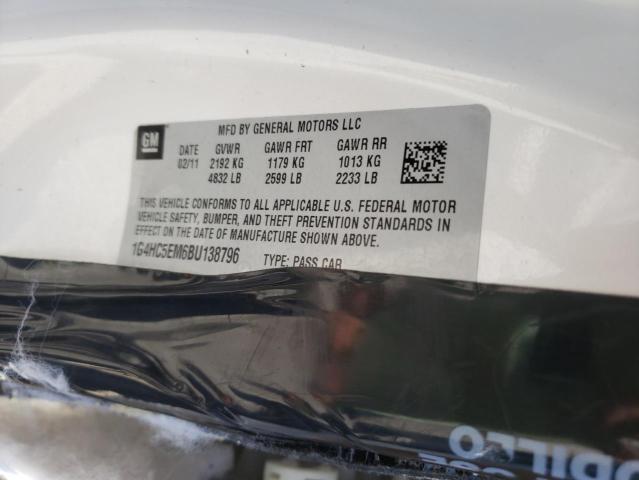 Photo 10 from auction – 2011 BUICK LUCERNE CX with VIN 1G4HC5EM6BU138796