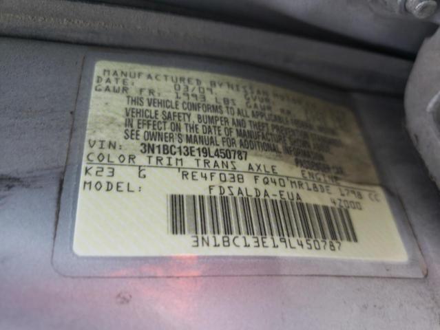 Photo 10 from auction – 2009 NISSAN VERSA S with VIN 3N1BC13E19L450787