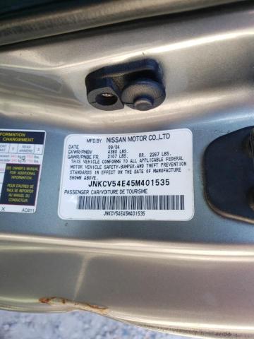 Photo 10 from auction – 2005 INFINITI G35 with VIN JNKCV54E45M401535