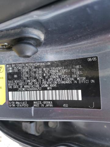 Photo 10 from auction – 2006 TOYOTA HIGHLANDER with VIN JTEDW21A360006253
