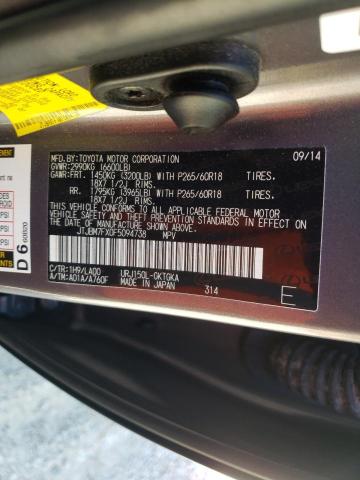 Photo 10 from auction – 2015 LEXUS GX 460 with VIN JTJBM7FX0F5094738