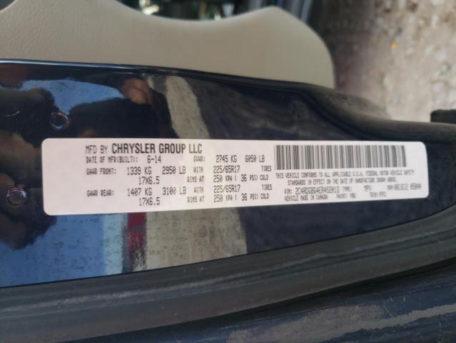 Photo 10 from auction – 2014 DODGE GRAND CARA with VIN 2C4RDGBG4ER452013