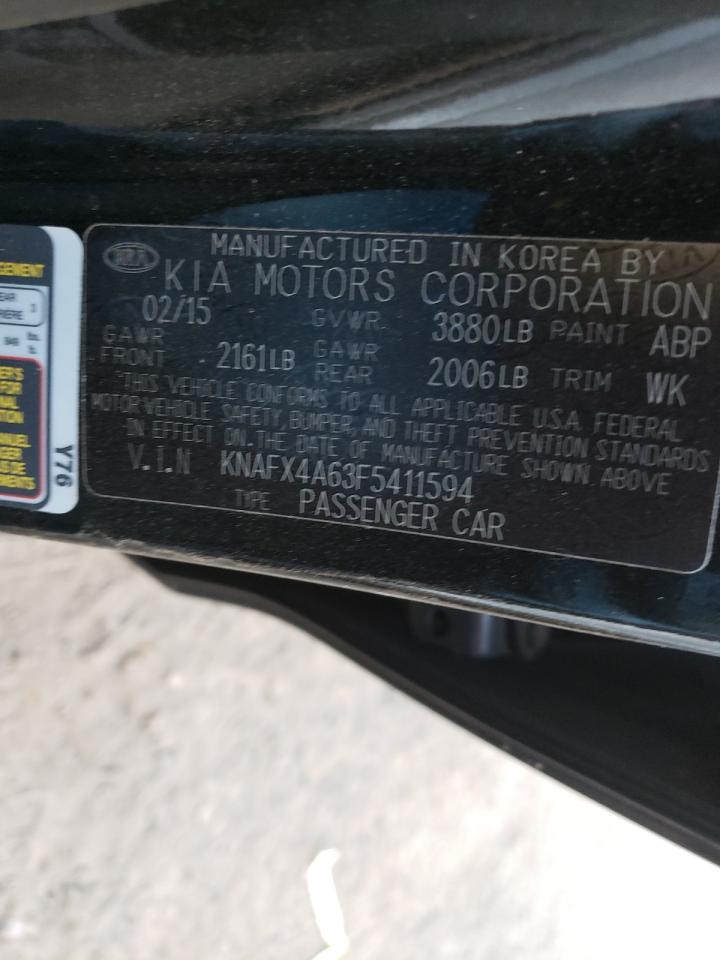 Photo 10 from auction – 2015 KIA FORTE LX with VIN KNAFX4A63F5411594
