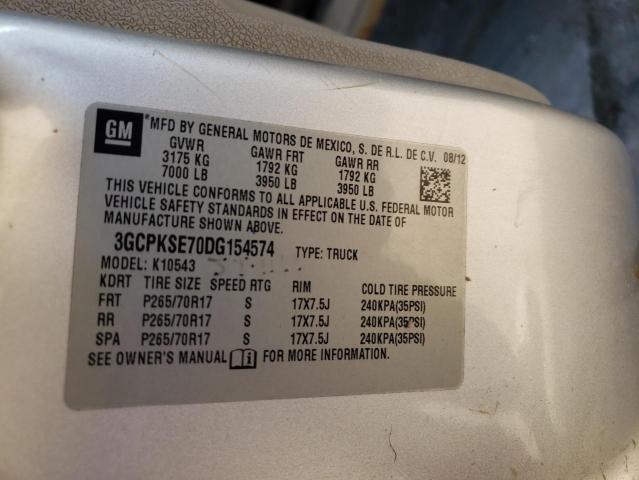 Photo 10 from auction – 2013 CHEVROLET SILVERADO with VIN 3GCPKSE70DG154574