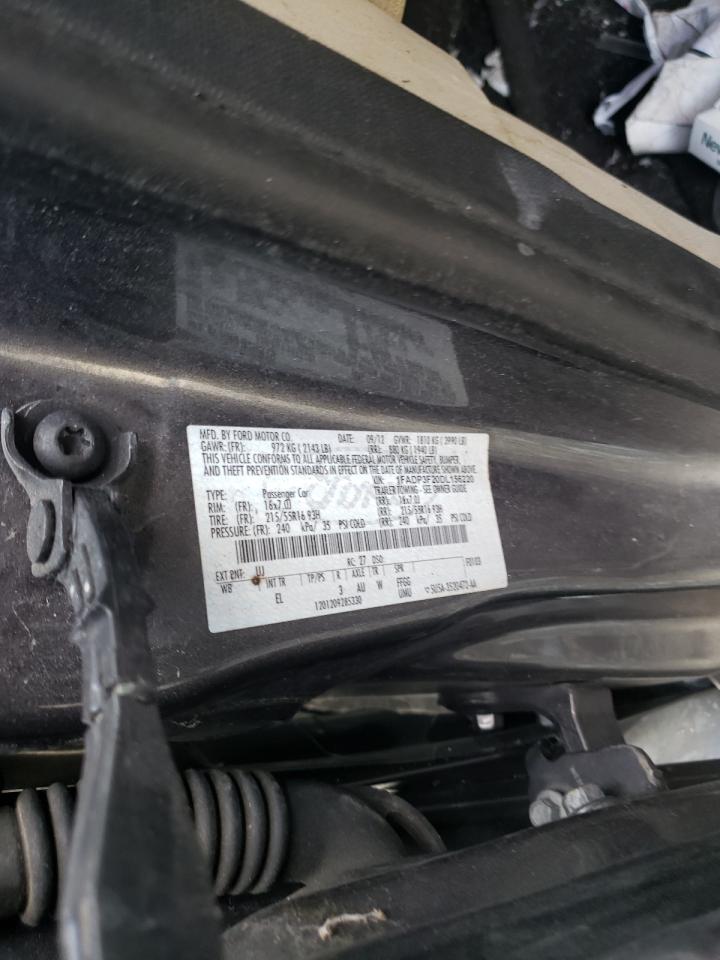 Photo 10 from auction – 2013 FORD FOCUS SE with VIN 1FADP3F20DL156220