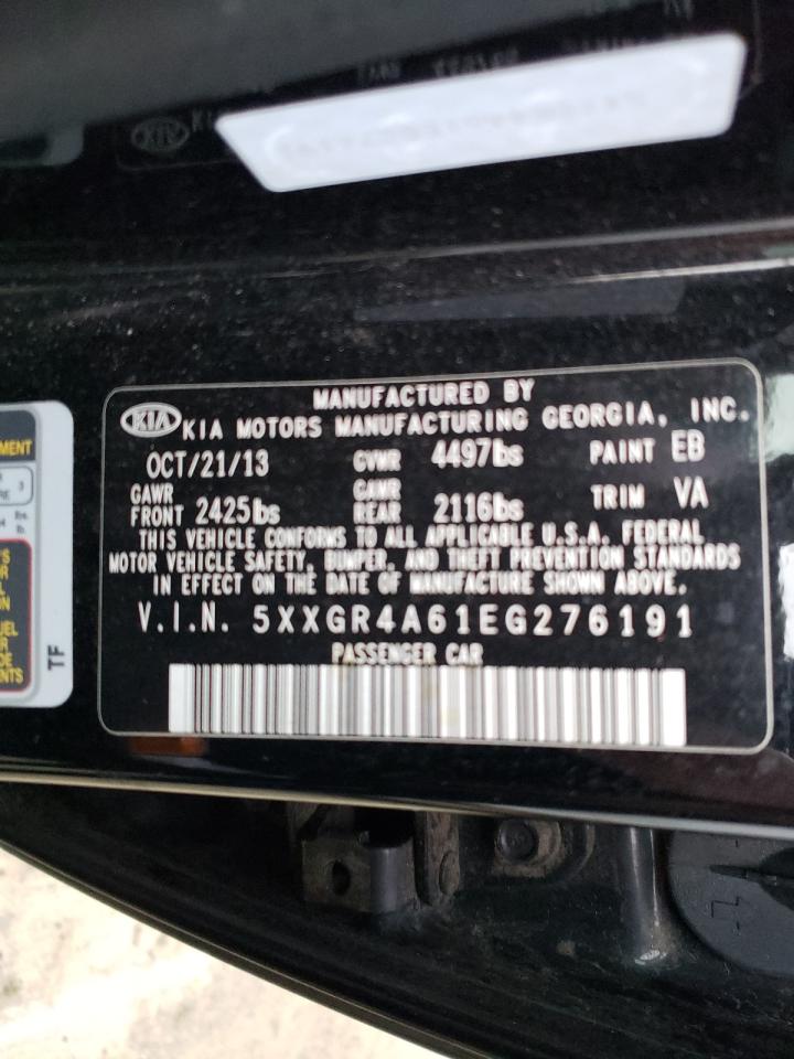 Photo 10 from auction – 2014 KIA OPTIMA SX with VIN 5XXGR4A61EG276191