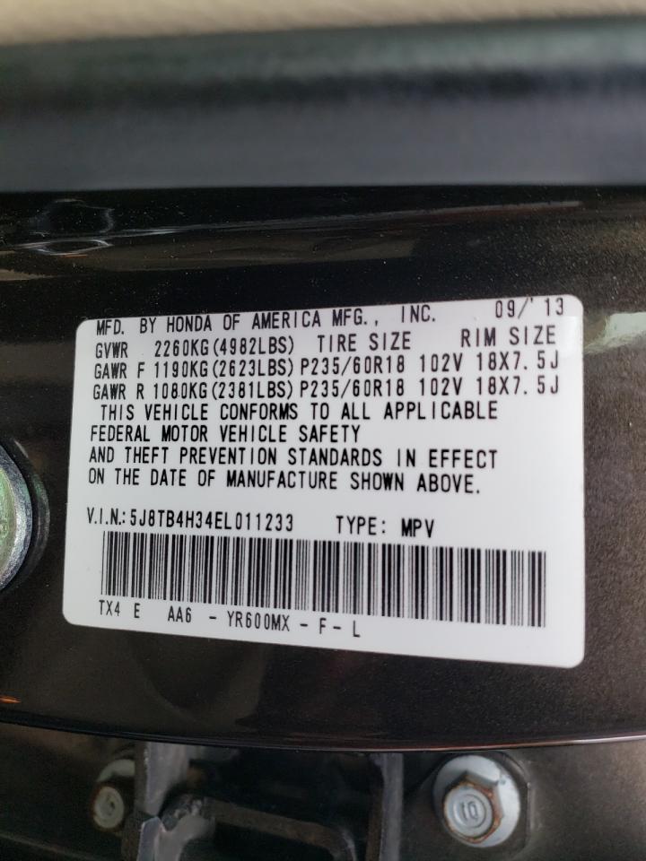 Photo 10 from auction – 2014 ACURA RDX with VIN 5J8TB4H34EL011233